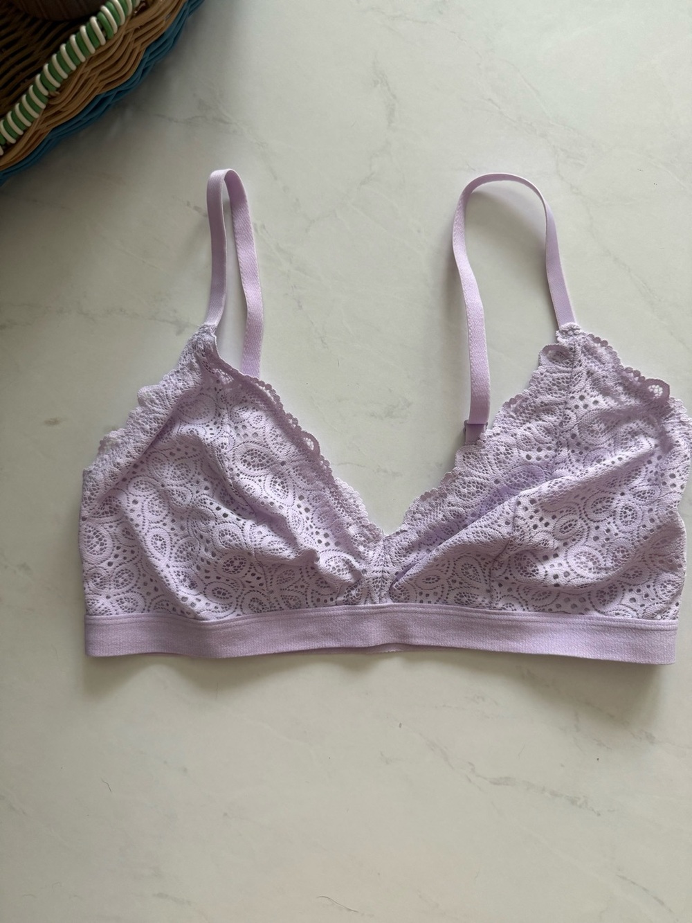 Auden Lavender Lace Bralette